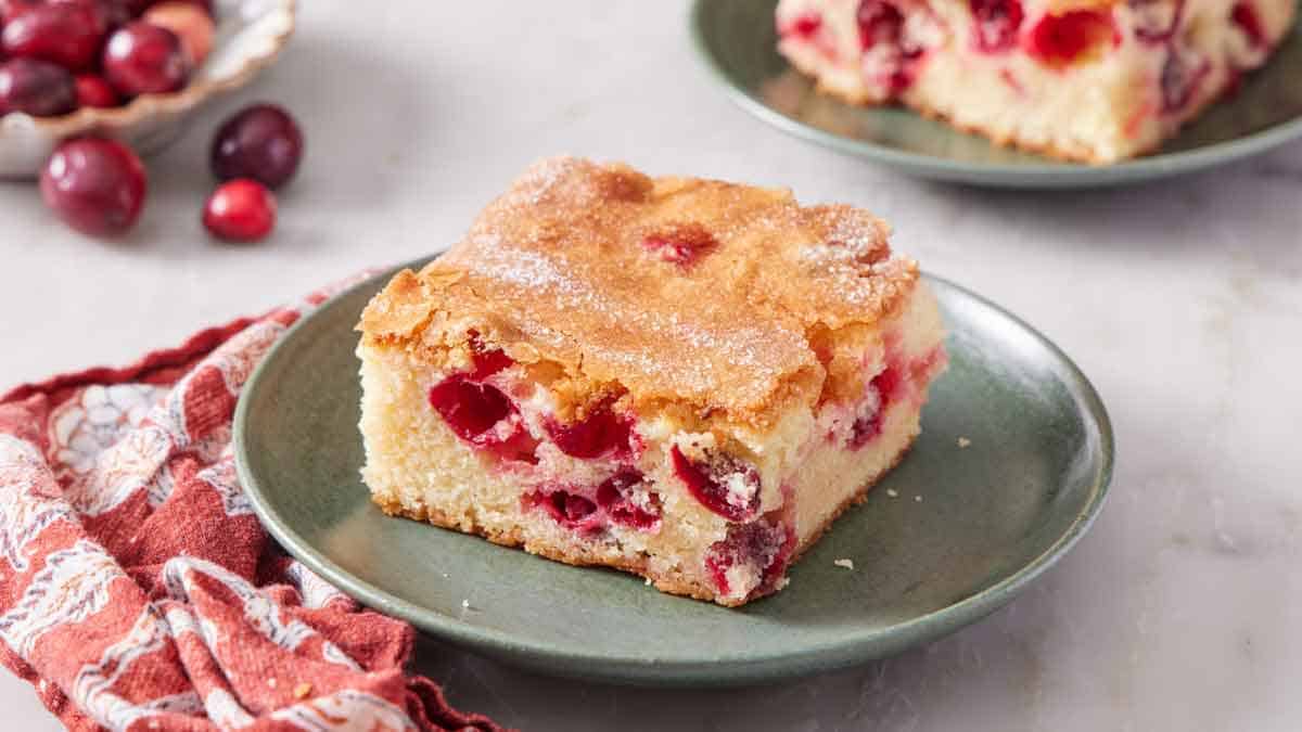 Sinaasappel-cranberry cake